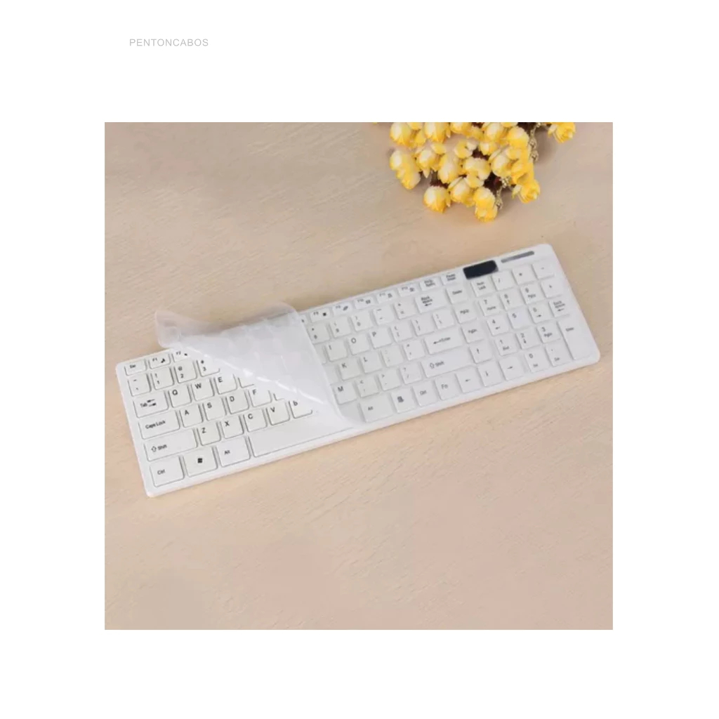 Kit Teclado e Mouse Sem fio 2.4G Exbom Bk-S1000