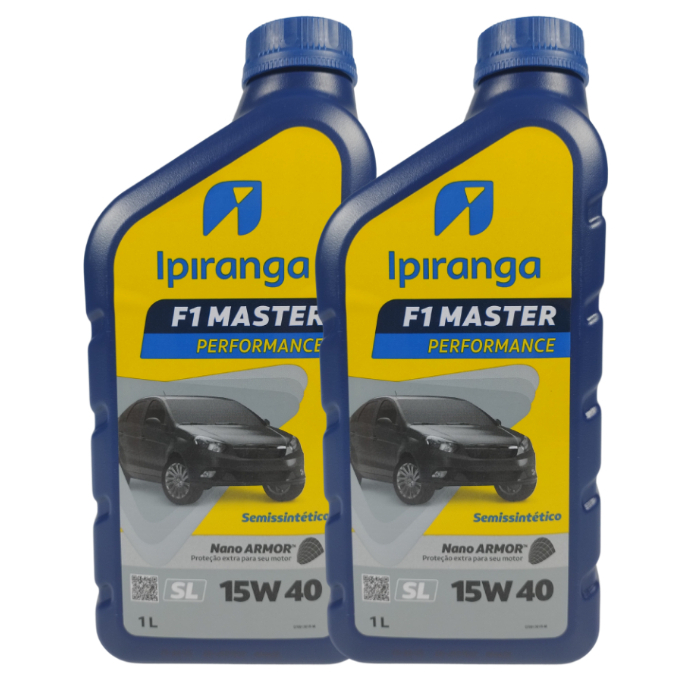 Kit 2 Litros 15w40 Ipiranga Óleo Motor lubrificante semissintético em Oferta na Shopee