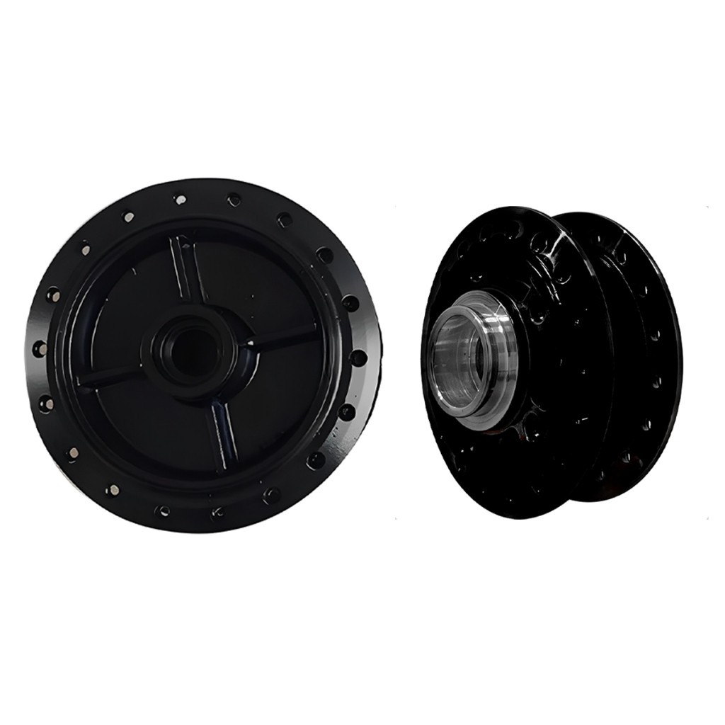 Par Cubo Preto Dianteiro/traseiro Cg Fan Titan 150 Freio á Disco