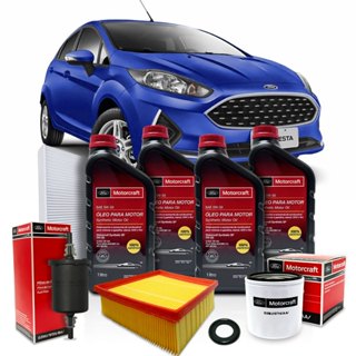 Kit Revisão Troca de Óleo Motorcraft 5w30 Ford New Fiesta 1.5 1.6 Após 2014 em Oferta na Shopee