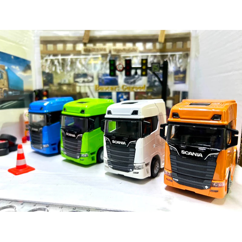 miniatura caminhão SCANIA C/S LUZ E SOM em Oferta na Shopee