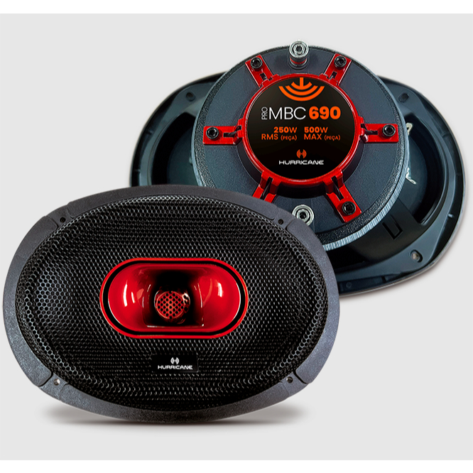 Par Auto Falante 2 Vias Medio Corneta Cornetada Hurricane Pro Mbc690 6x9 Som Automotivo em Oferta na Shopee