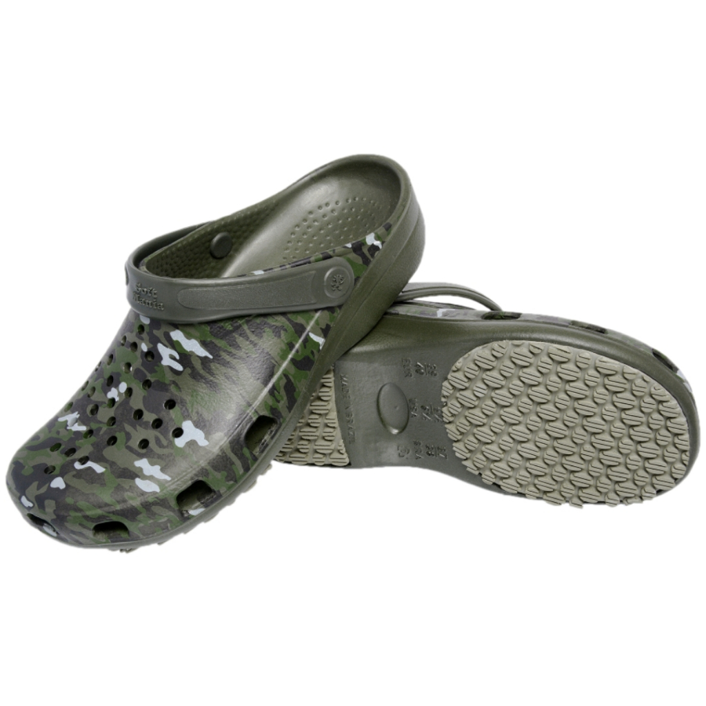 Sandália Babuche Masculina Soft Works Camuflada | Antiderrapante | Ideal para Pesca, Camping e Lazer