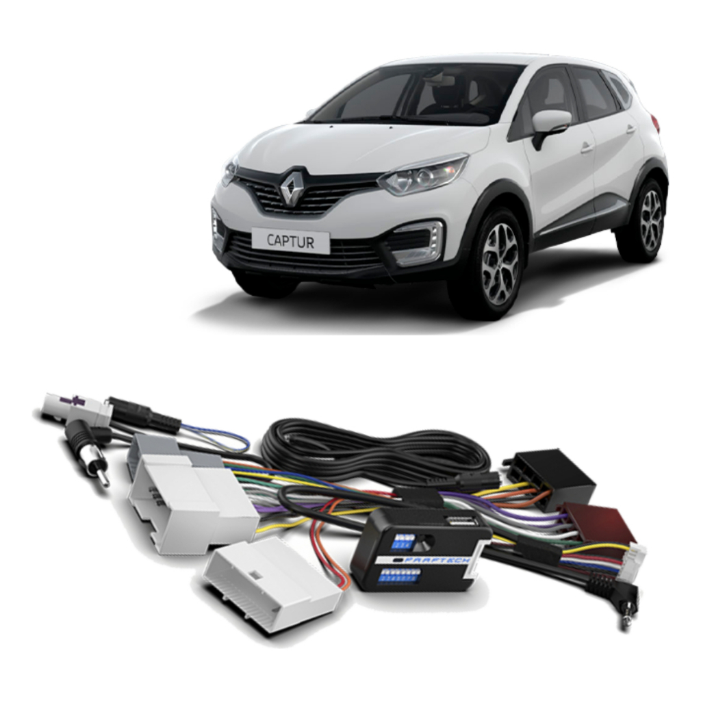 Interface Volante Master Logan Kwid Duster Oroch Captur Sandero Chicote Plug Original Multimídia em Oferta na Shopee