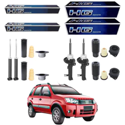 KIT 4 AMORTECEDOR ECOSPORT 2003 A 2012 NAKATA + KIT