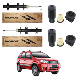PAR AMORTECEDOR DIANTEIRO ECOSPORT 2003 A 2012 MONROE + KIT