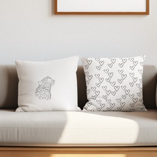 Capa de Almofada Decorativa Estampada 45x45 - Estampadas e Cores Vibrantes / Estampas Exclusivas