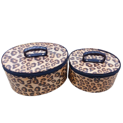 Isabellabolsas_bioux 2 Maleta de Make e Esmaltes ANIMAL PRINTS-35 em Oferta na Shopee