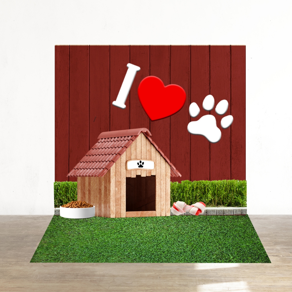 Painel Fotográfico Pet Decoração Festa Pet Shop Cachorro