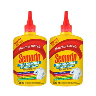 Combo 2 Tira manchas tradicional Semorin 100mL em Oferta na Shopee