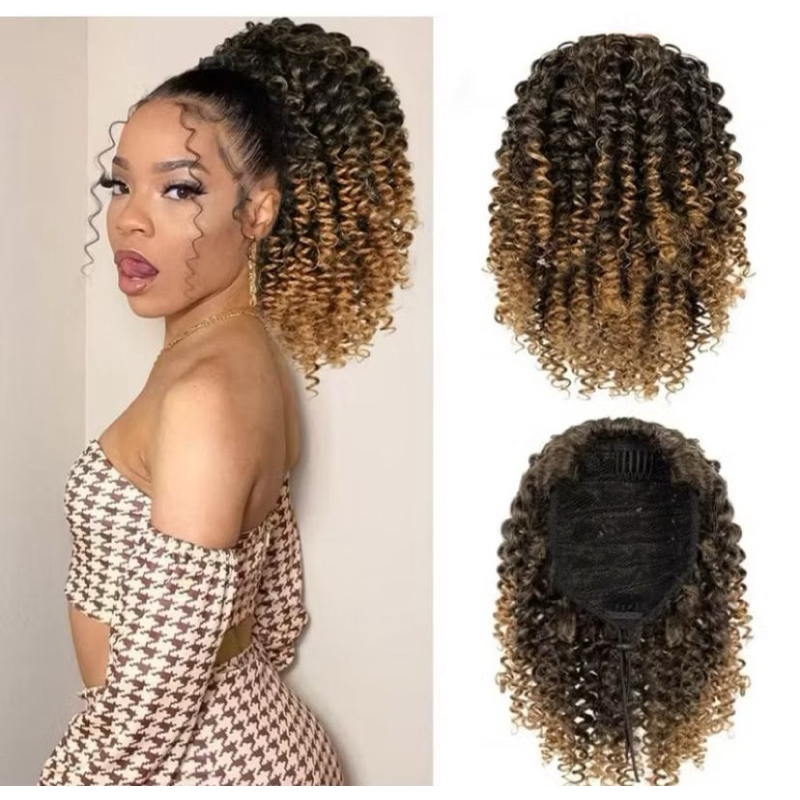 Aplique Rabo de cavalo Curto - fibra premium Iluminado em Oferta na Shopee