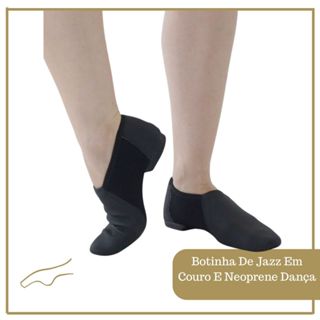 Botinha de Jazz em Couro Dancin em Oferta na Shopee