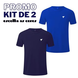 Promoção Kit 2 Camisa Dryfit Manga Curta Masculina para Musculação Esportes em Oferta na Shopee