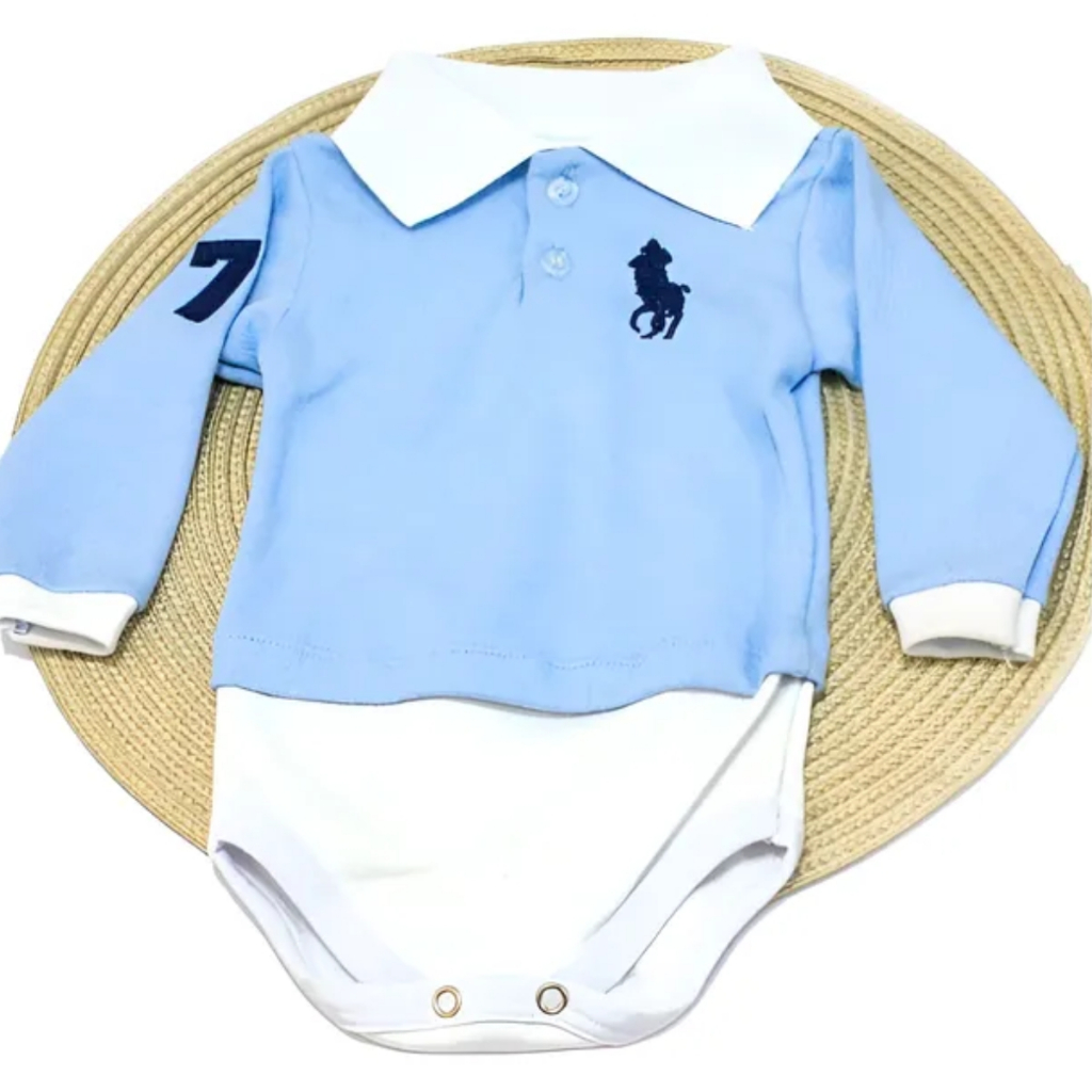 Camisa Polo Body bori Bebe enxoval P M G