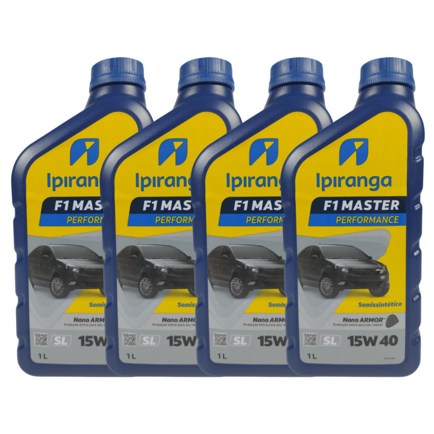 Kit 4 Litros 15w40 Ipiranga Óleo Motor lubrificante semissintético em Oferta na Shopee