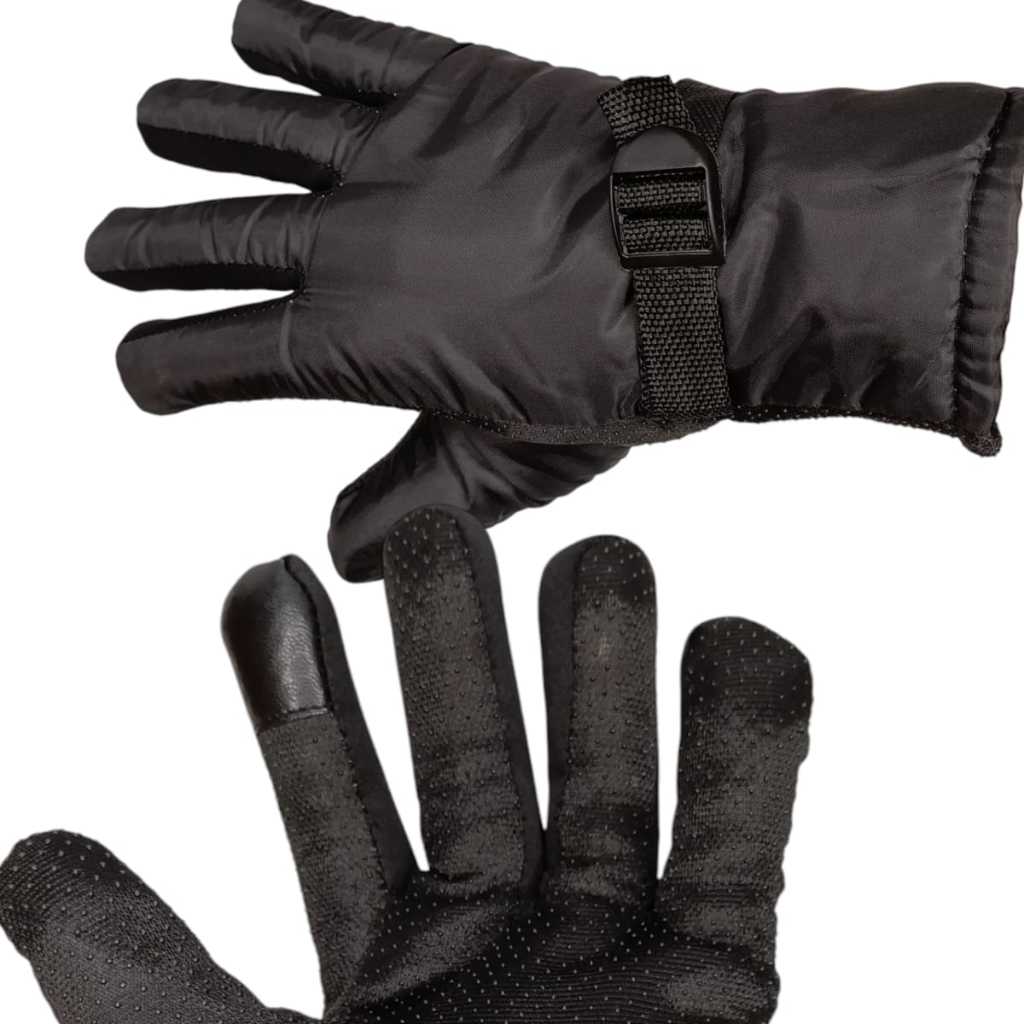 Par Luva Proteção Frio Inverno Forrada de Pelo Moto Motoboy Motociclista — imagem 2 de 2