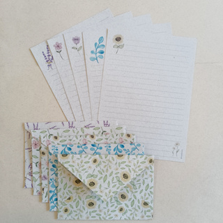 Coleção de Papéis de Carta ESTAMPAS com Envelope 10 unidades | 05 ESTAMPAS em Oferta na Shopee
