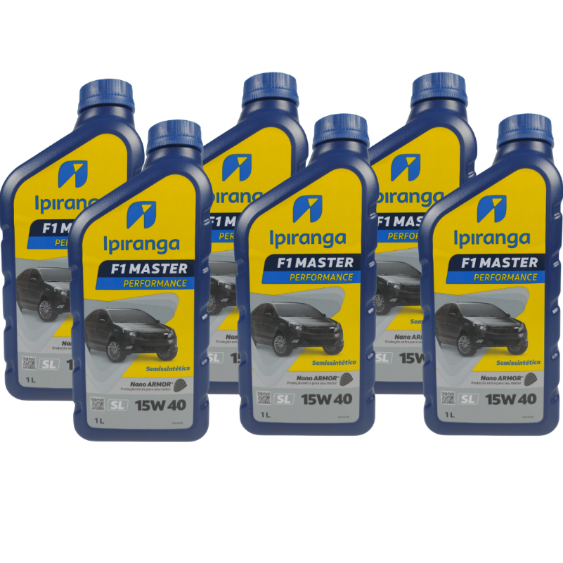 Kit 6 Litros 15w40 Ipiranga Óleo Motor lubrificante semissintético em Oferta na Shopee