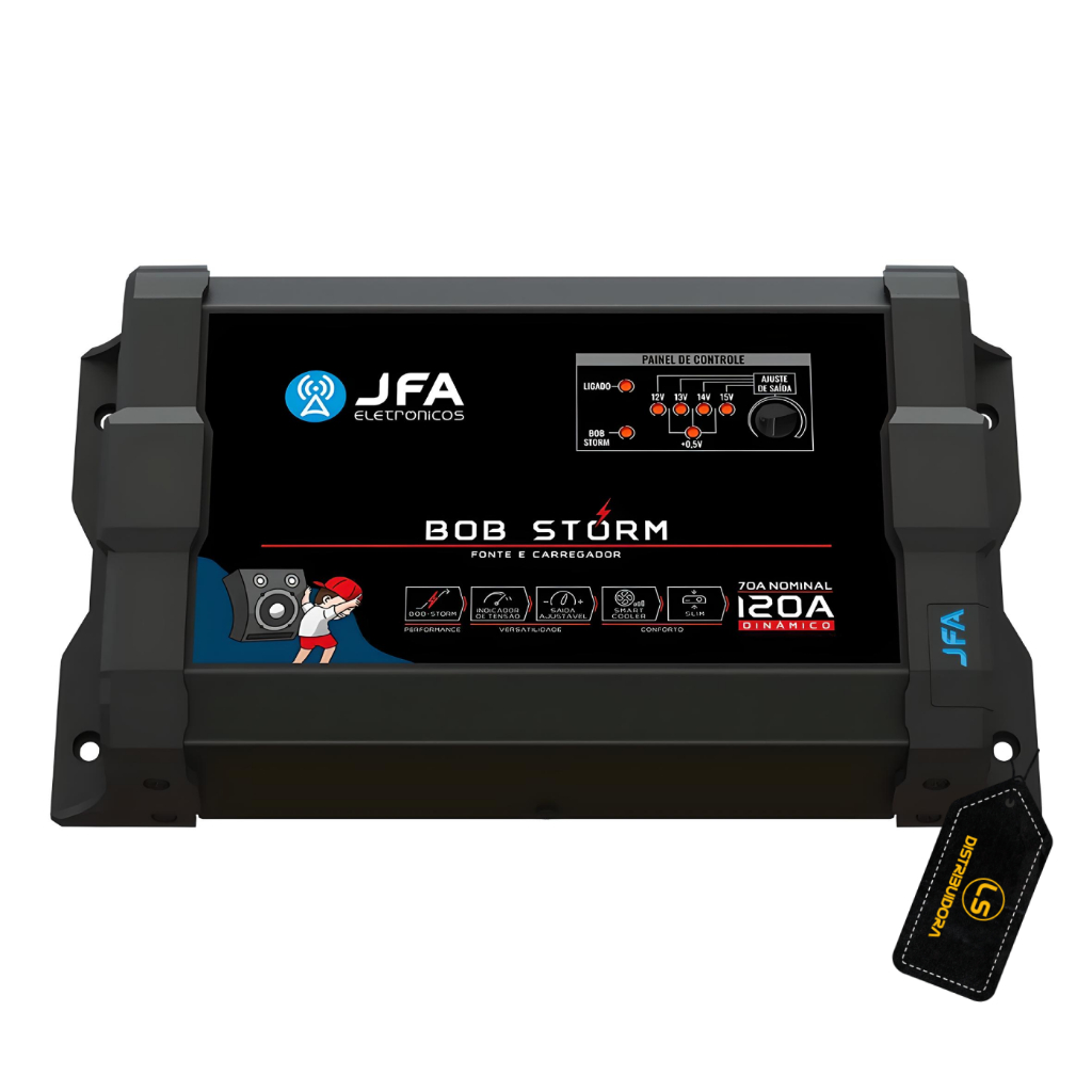 Fonte Carregador Automotivo Jfa 120a Bob Storm Bivolt - Spare Parts and Accessories for Vehicles