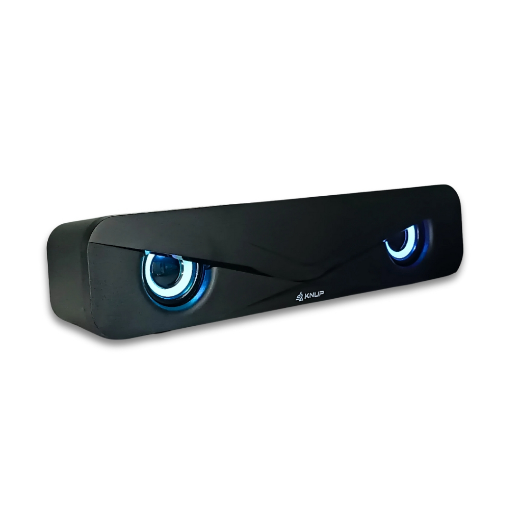 Imagem Caixa De Som Para Tv Smart Soundbar Subwoofer Pc Rgb Usb P2