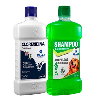Shampoo Clorexidina ou Shampoo Antiparasitário Cães - 500mL em Oferta na Shopee