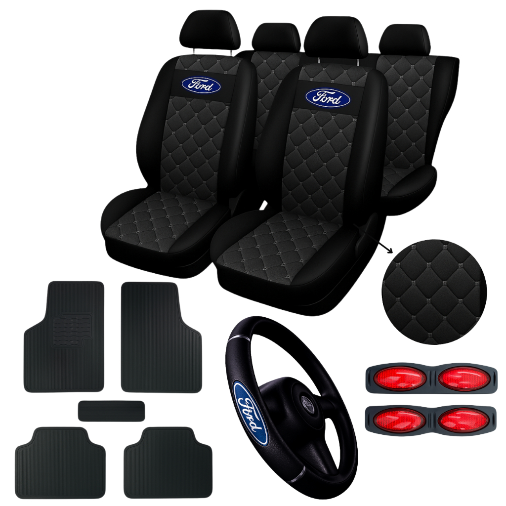 Capa de Banco Automotivo em Couro  ford ECO SPORT ESCORT FIESTA  FOCUS FORD KA NEW FIESTA