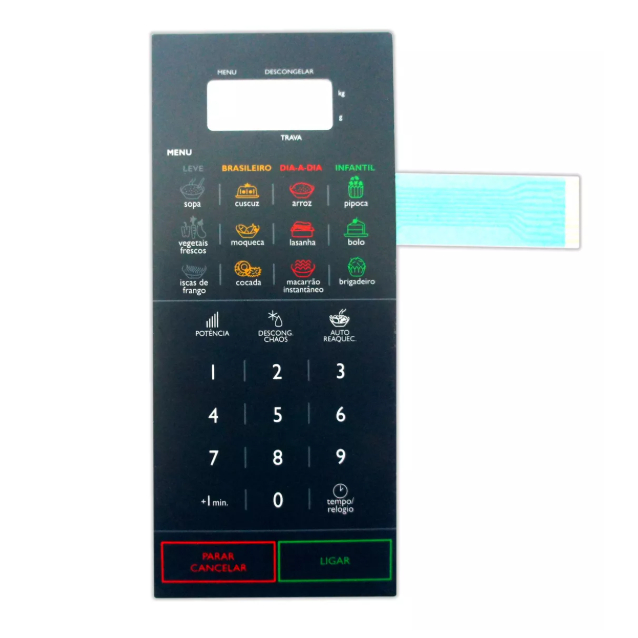Membrana Teclado Microondas Panasonic Nnst 568