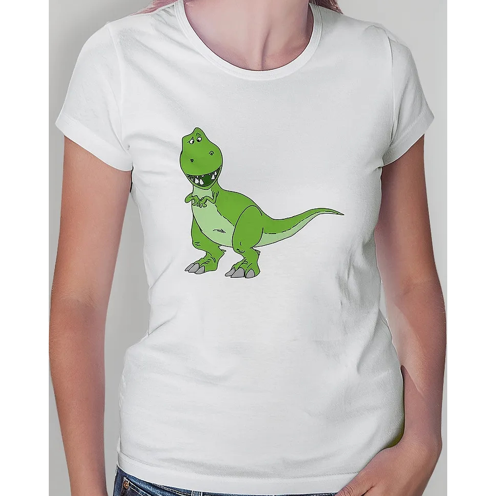 Camiseta Baby Look Dinossauro Camiseta Feminina