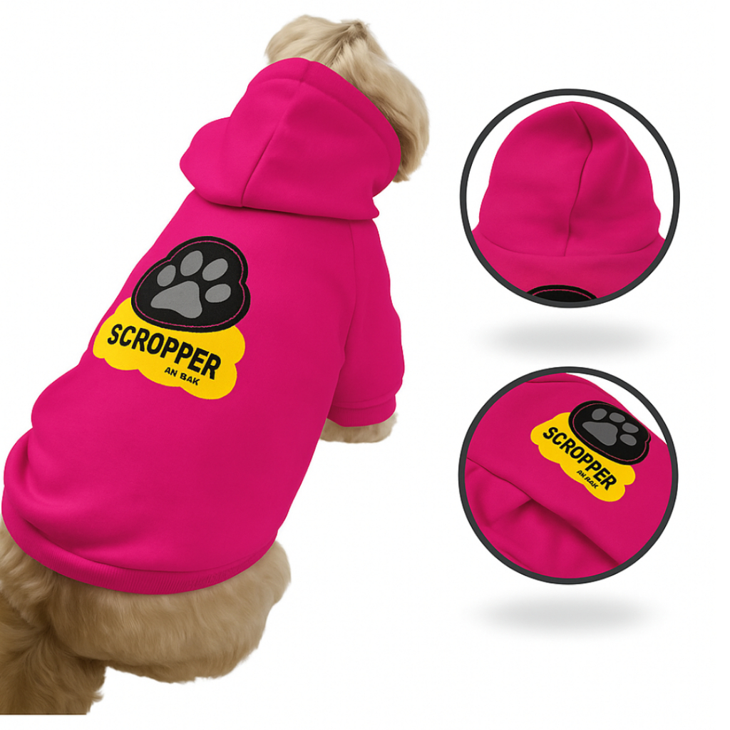 Moletom Pet Fêmea Rosa Roupinha Cachorro Pequeno Porte Barato