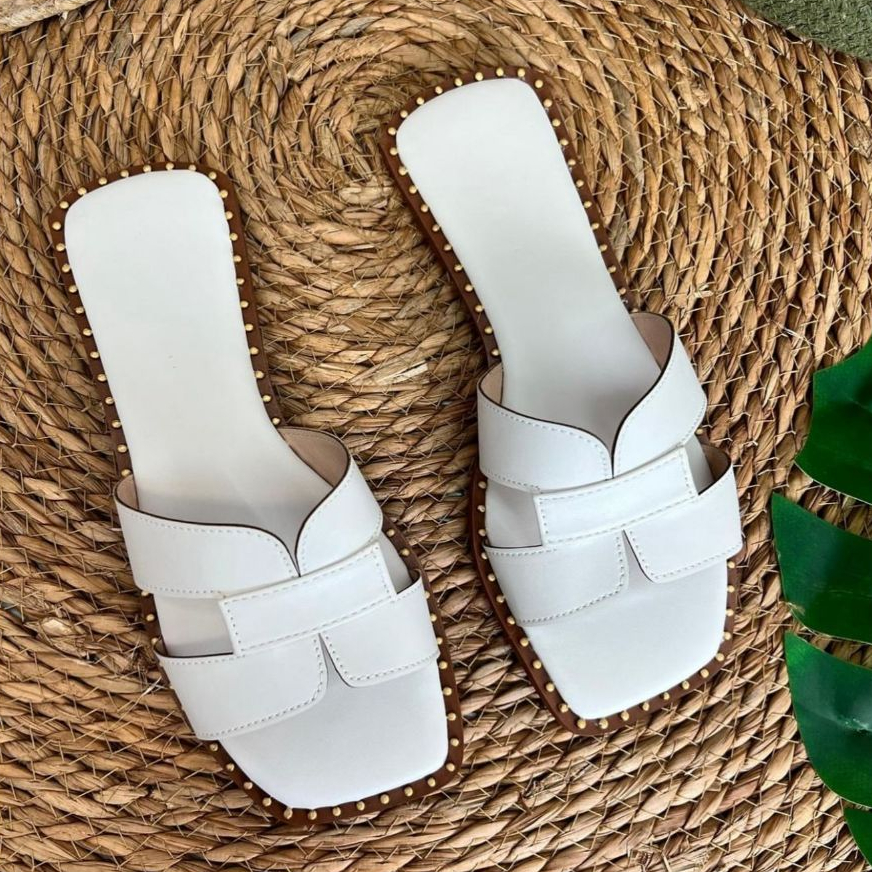 Sandália Rasteirinha Feminina Plana Antiderrapante Confortável Leve Macia Envio Imediato em Oferta na Shopee