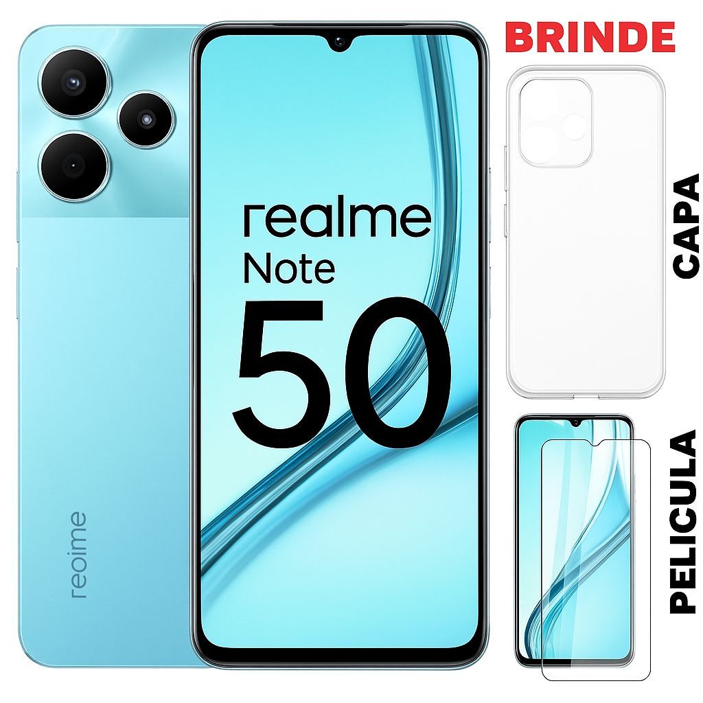 Celular Smartphone Realme Note 50 / Note 60 256/4GB 128GB/4GB 64/3GB Ram - 1 Ano de Garant...