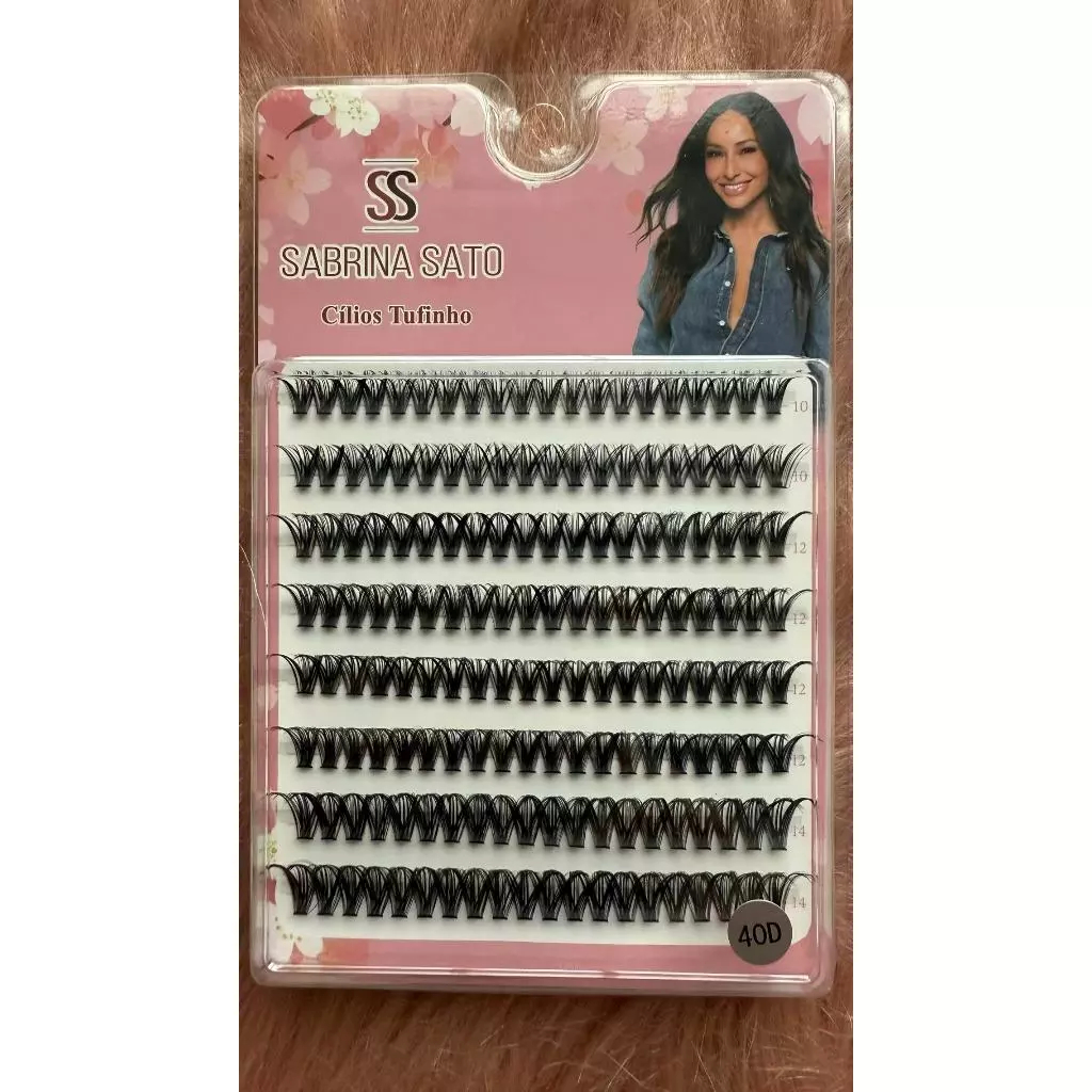 Sabrina sato Cílios Tufinho Luxo Alongamento e Extensão De Cílios Luxury Lashes 30D e 40D