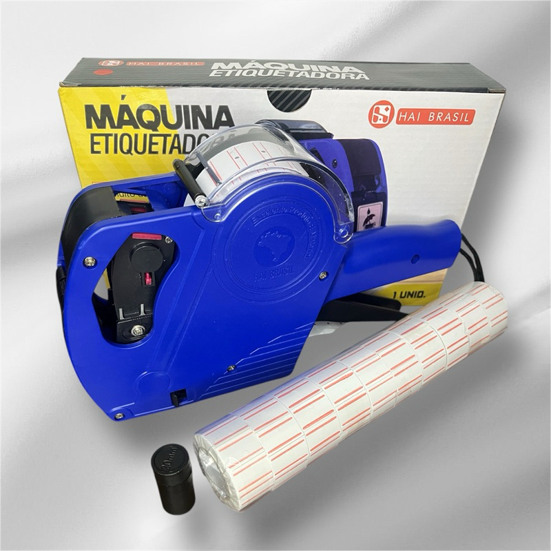 Kit Etiquetadora De Preços 8 dígitos + Rolo de Tinta MX550 em Oferta na Shopee
