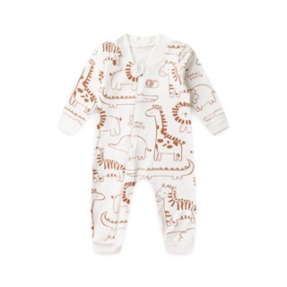 Macacão Bebê Estampado com Zíper Menino, Menina e Unissex RN, P, M, G em Oferta na Shopee