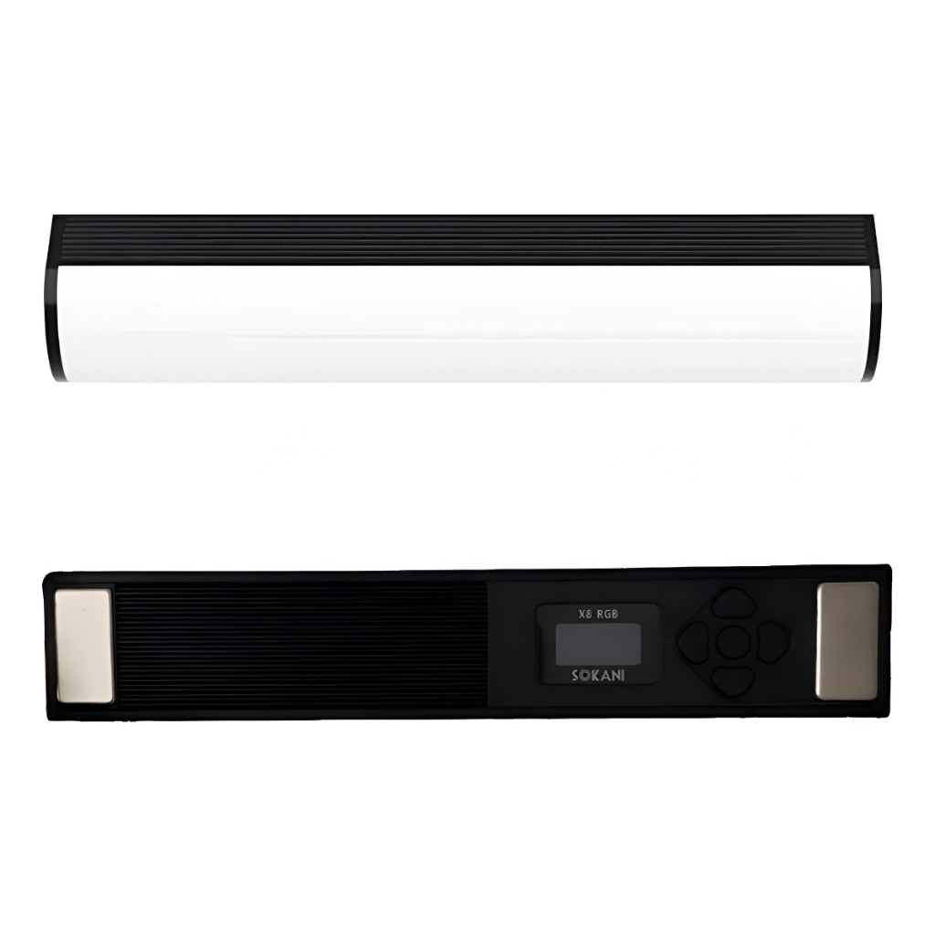 Bastão de Luz Profissional Sokani X8 Led Rgb Preenchimento Colorido Controle via App Estrutura c/ Nf