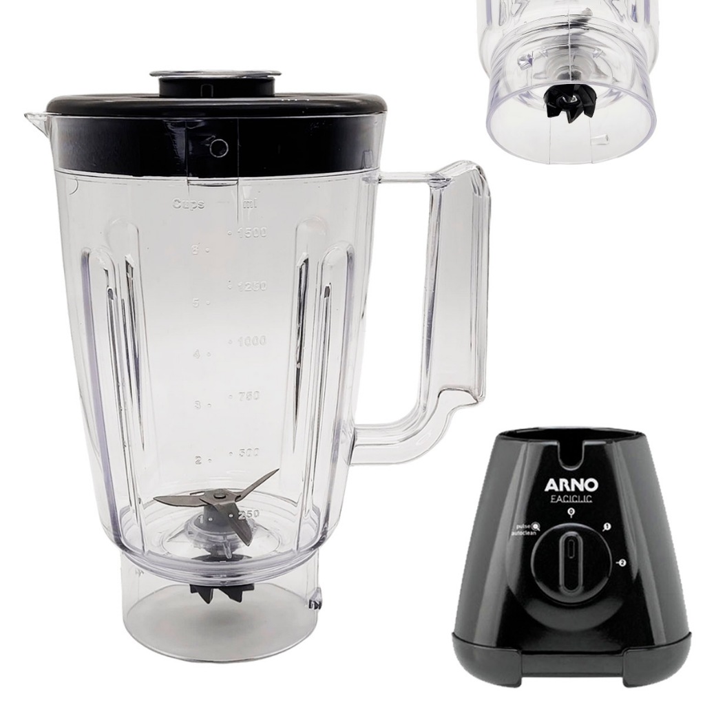 Copo Para Liquidificador Arno Faciclic Ln32 Com Tampa 3003