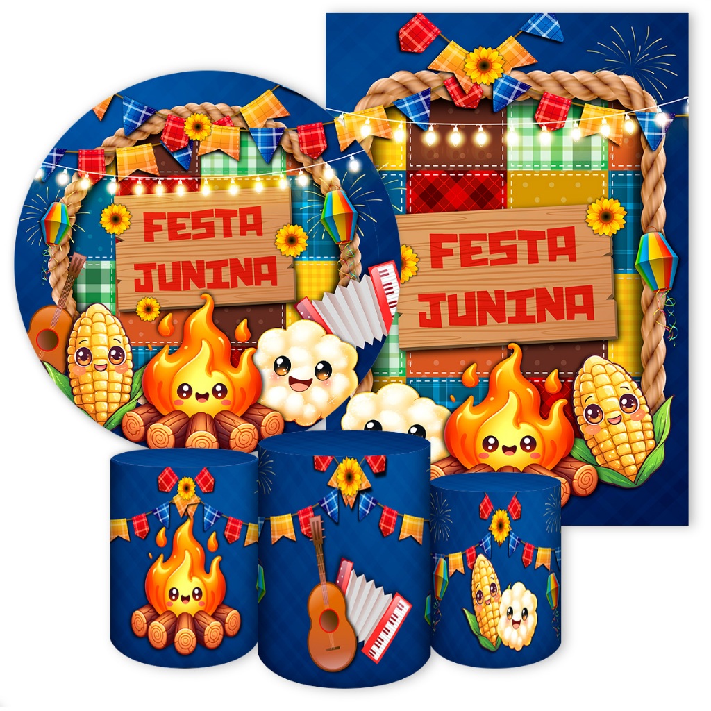 Capas para Painéis de Festa Sublimados Festa Junina Arraia Varios Modelos em Oferta na Shopee