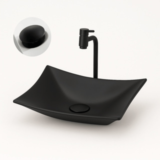 KIT CUBA PIA DE VIDRO QUADRADA 30CM PARA BANHEIROS E LAVABOS TORNEIRA LINK E VALVULA CLICK COR FOSCA em Oferta na Shopee