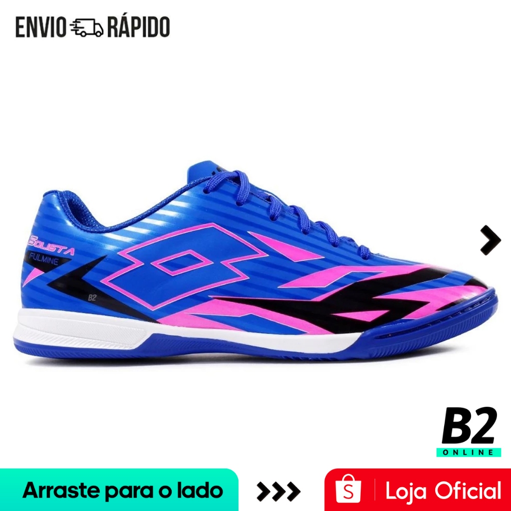 Chuteira Futsal Lotto Solista Fulmine B700 Masculina Original Com Nota Fiscal e Garantia em Oferta na Shopee