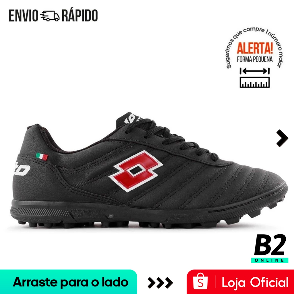 Chuteira Society Lotto Stadio Origin B500 Masculina 100% Original Com Nota Fiscal e Garantia - Sports & Outdoors