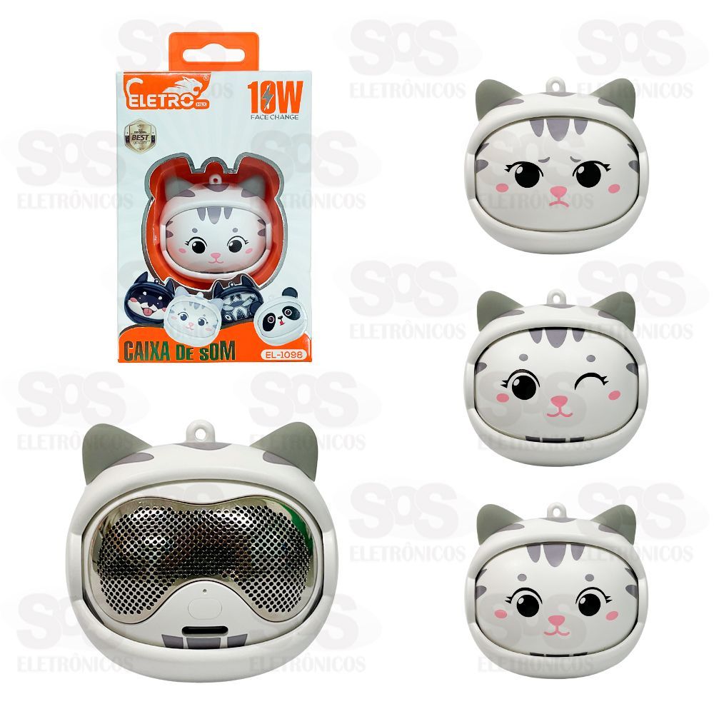 Fone De Ouvido Animais Fofinhos 10W Eletromex EL-1098