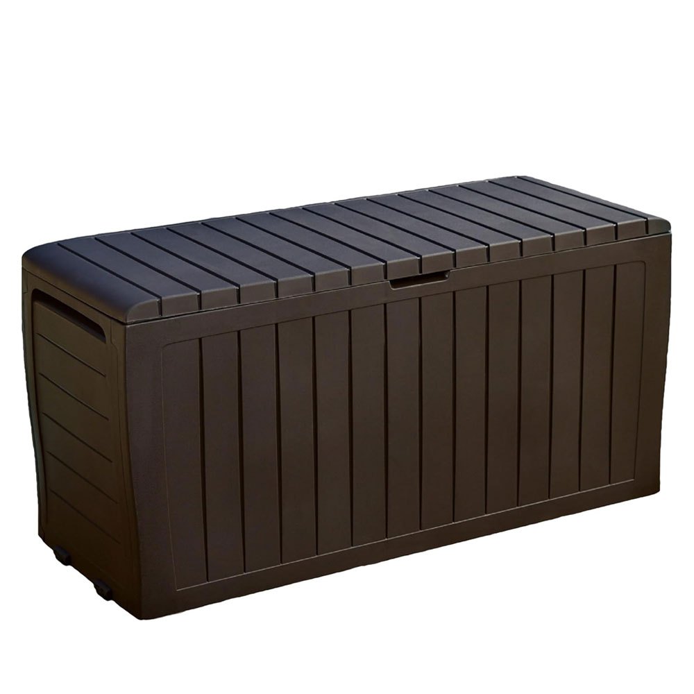 Caixa Grande Organizadora 270 Litros Baú com Tampa Armazenamento Multiuso Marvel Keter em Oferta na Shopee