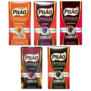 Cápsula de alumínio café Pilão compatível com máquina Nespresso em Oferta na Shopee