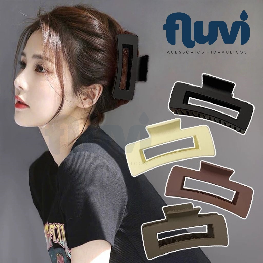 [KIT 2 ] Prendedor Maxi Presilha  Piranha / HAIR CLIPS Garra de Cabelo - 8.5cm KIT2 COM FRETE GRATIS em Oferta na Shopee