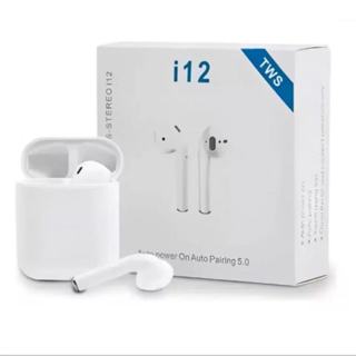 Fone de Ouvido Sem Fio i12 Tws Bluetooth 5.0 Com Touch leve em Oferta na Shopee