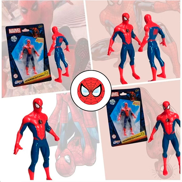 Figura Brinquedo Marvel Original Boneco Avengers Super Heróis Homem Aranha Spiderman