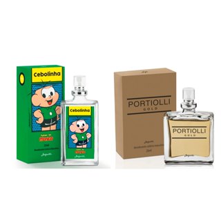 Kit Jequiti Cebolinha + Portiolli Gold – 2 Colônias de 25ml em Oferta na Shopee