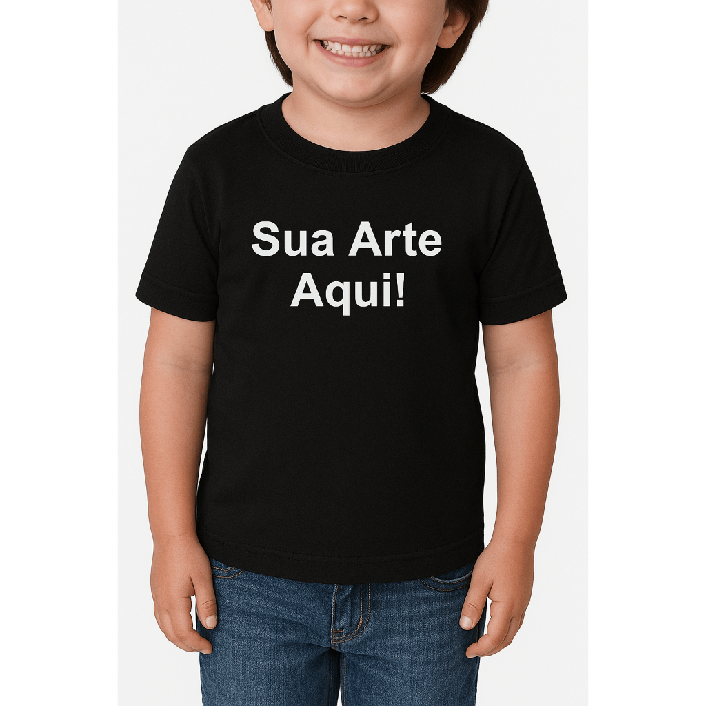 Camiseta Blusa Infantil Criança 100% Algodão Com Frase Logo Foto Desenhos Festa Aniversário Lembrancinha em Oferta na Shopee