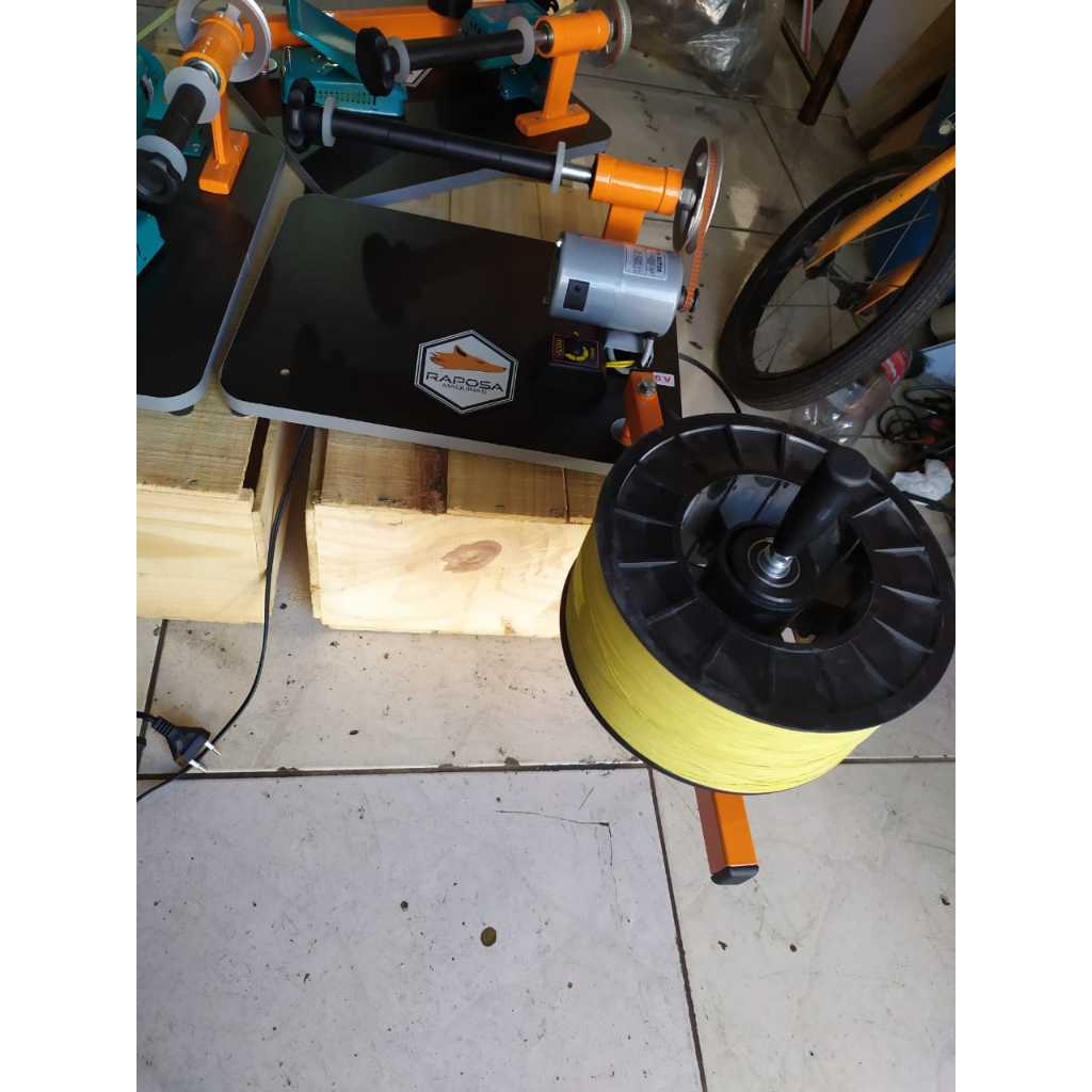 enrola 4 carreteis de 100 a 1000 jds e 2 rocas de 3 e 6 mil motor turbo