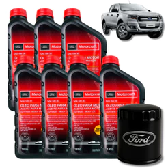 Kit troca de óleo Ranger 2,2 e 2,5 FLEX Motorcraft 5w30